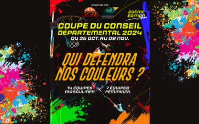 Coupe de Basket-Ball du Conseil départemental – 20ème édition