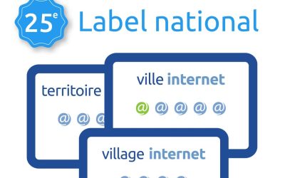 Label national Territoire, villes et villages internet 2025 : le Président Guy LOSBAR félicite les 5 villes lauréates