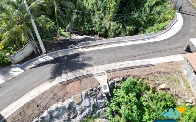 Réouverture de la route de Champfleury à Gourbeyre : une infrastructure sécurisée au service des riverains